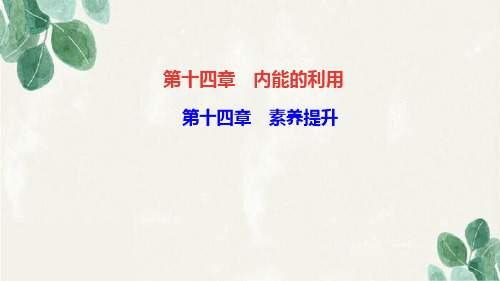 禄劝彝族苗族自治县第八中学九年级物理全册第十四章内能的利用素养提升课件新版新人教版