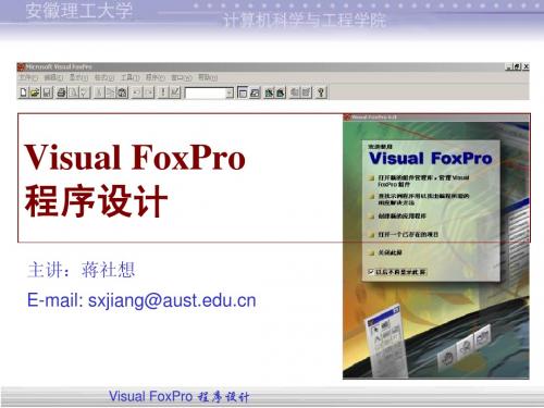 Visual FoxPro的语言基础