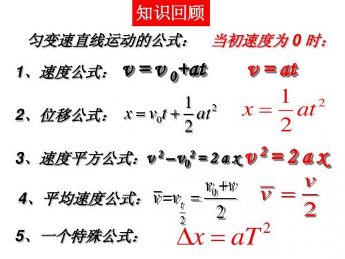 2.5自由落体运动