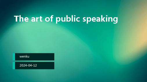 The art of public speaking.pptx