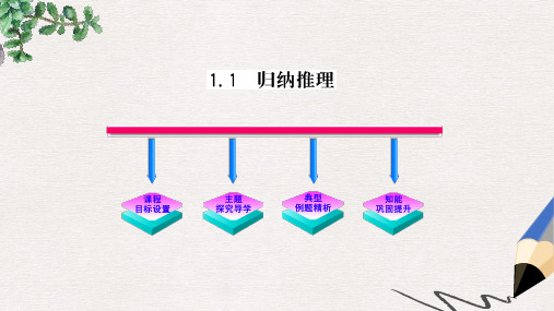 高中数学北师大版选修1-2第三章《归纳推理》ppt课件