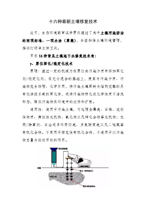 16种最新土壤修复技术