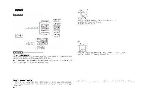 【创新设计】2022-2021学年高二数学苏教版选修2-1单元检测：第3章 空间向量与立体几何 