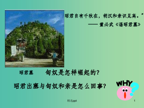 七年级历史上册 第14课 匈奴的兴起及与汉朝的和战课件 新人教版