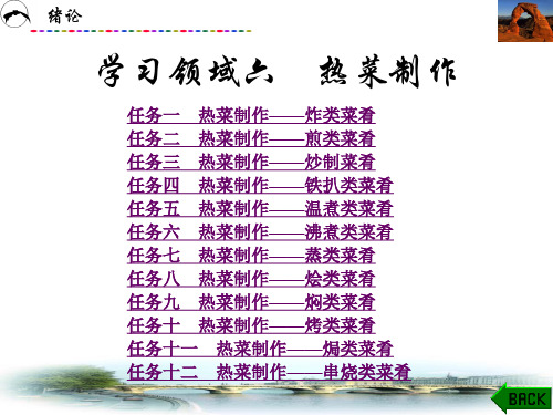 西式烹调热菜制作技术-PPT演示文稿