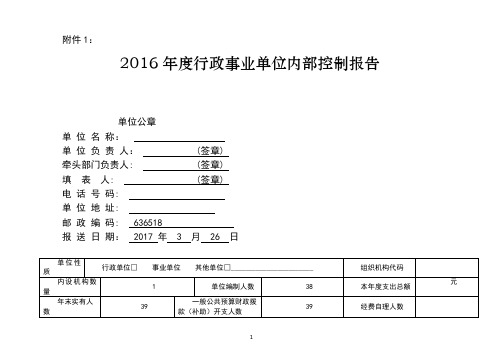 2017年内部控制报告 (1)