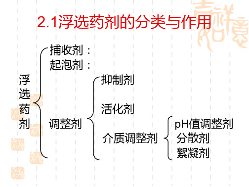 第二章_浮选药剂及其作用原理