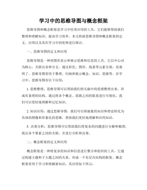 学习中的思维导图与概念框架