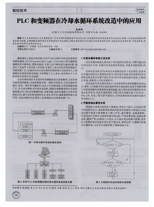 PLC和变频器在冷却水循环系统改造中的应用