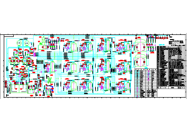 某发电厂的脱盐水处理全套流程施工图