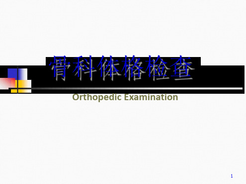 骨科体格检查36051