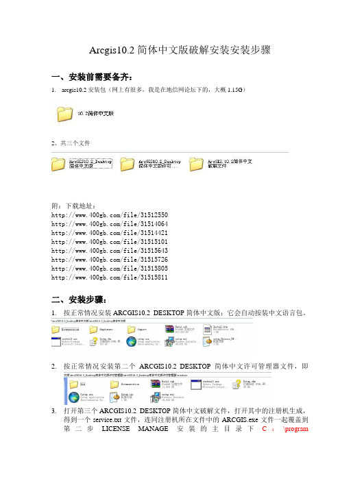 arcgis_10.2安装步骤