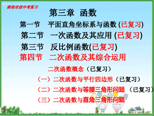 14中考复习课件(二次函数与直角三角形)