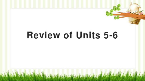 ReviewofUnits5-621-22仁爱版八年级英语下册