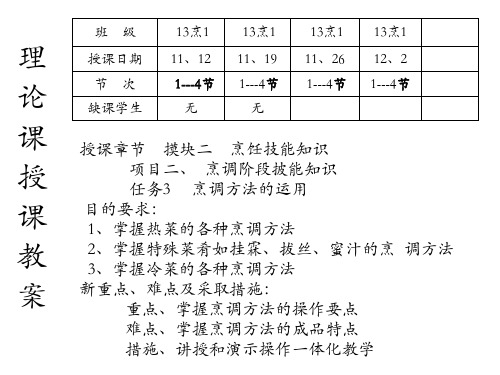 烹饪工艺课件烹调方法