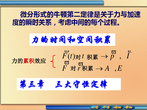 大学物理第三章-三大守恒定律