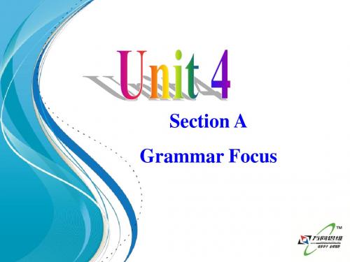 2015年 九年级英语Unit 4 I useto be afraid of the drak  Section A Grammar Focus