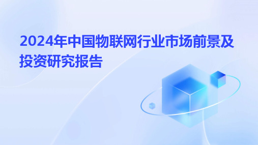 2024年中国物联网行业市场前景及投资研究报告