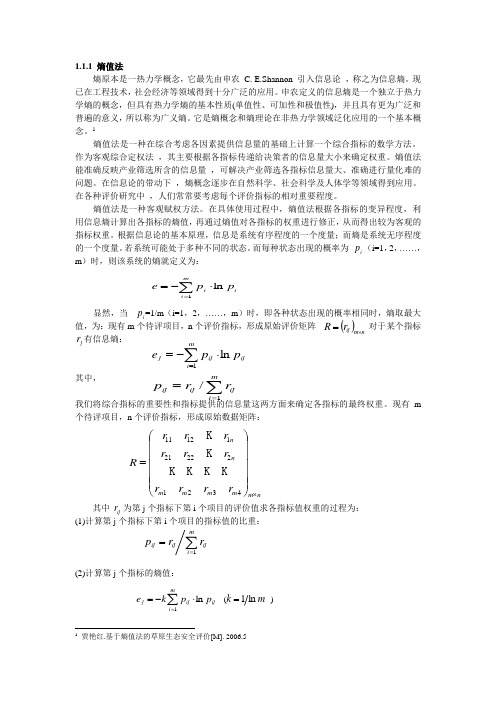 熵值法