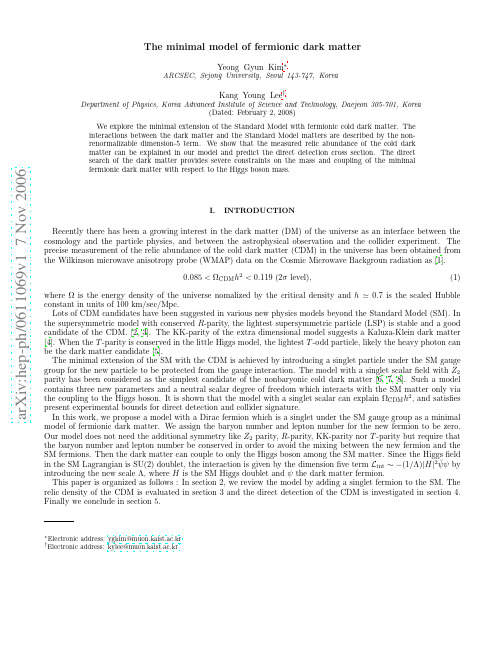 The minimal model of fermionic dark matter