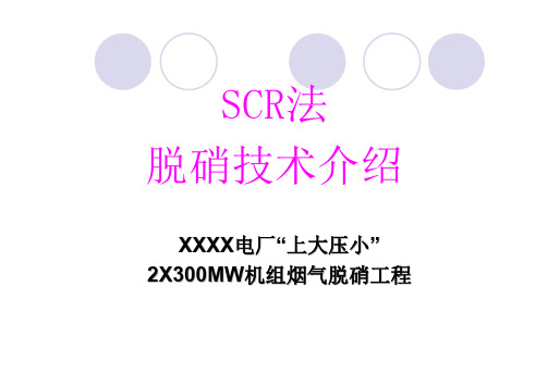 SCR法脱硝技术介绍