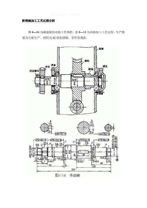 典型轴类零件加工工艺分析