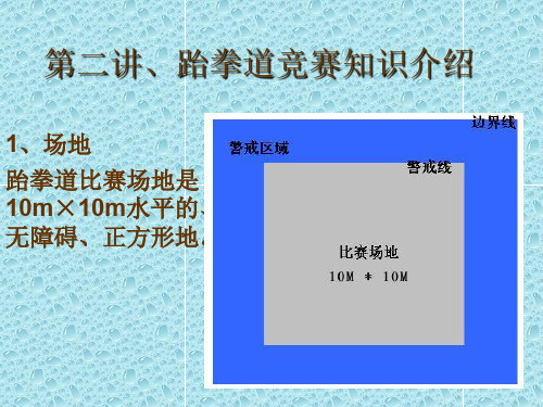 跆拳道竞赛知识介绍