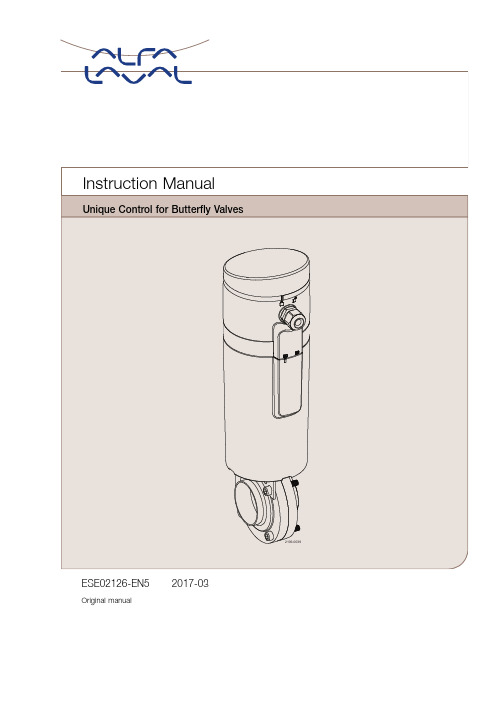 Unique Control for Butterfly Valves 使用说明书