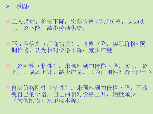 总需求与总供给的相互作用与短期经济波动 (1)