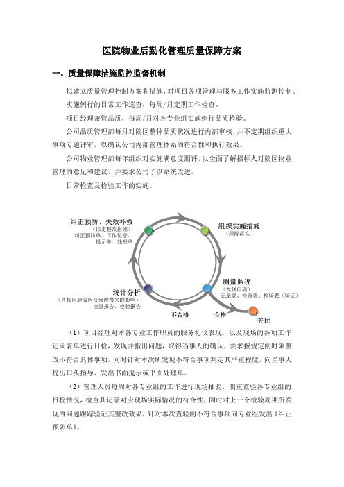 医院物业后勤化管理质量保障方案