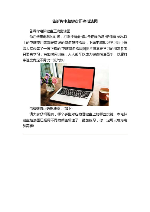 告诉你电脑键盘正确指法图