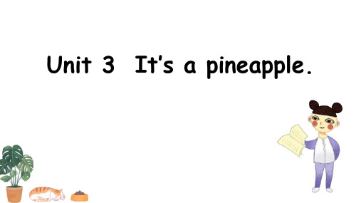 《It's a pineapple》PPT课件