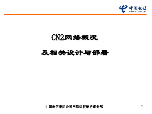 CN2网络概况及MPLS VPN简介