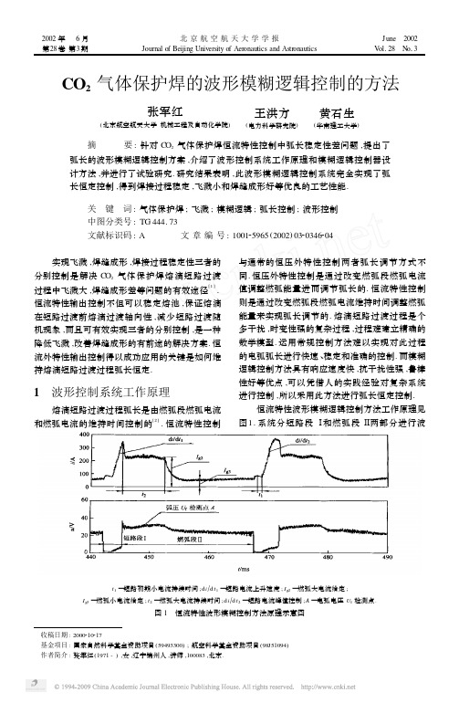 CO_2气体保护焊的波形模糊逻辑控制的方法