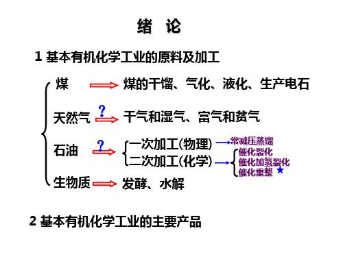 基本有机化学工业原料及加工