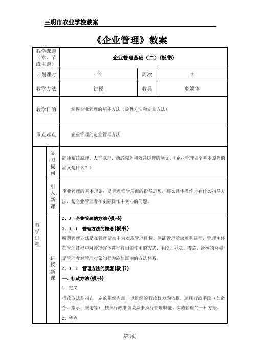 4企业管理基础(二)