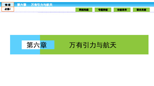 (人教版)高中物理必修2课件：第6章 万有引力与航天6 章末高效整合 