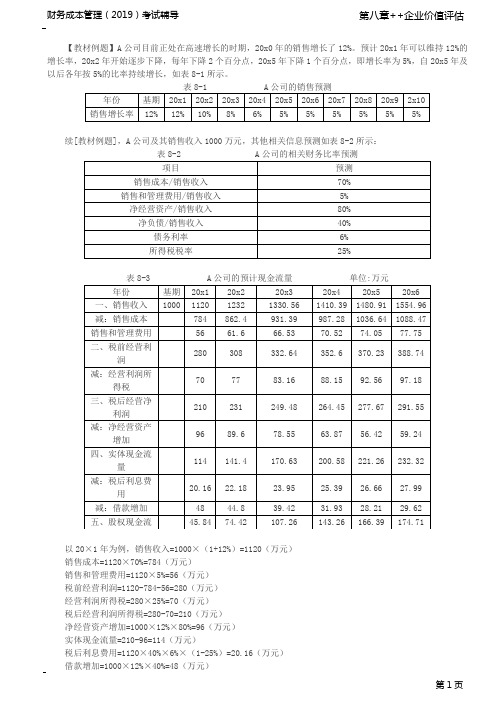 _企业价值评估方法现金流量折现模型(2)