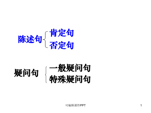 小学英语句型转换ppt课件