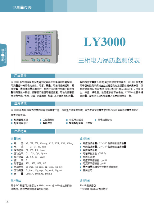 ly3000系列多功能仪表