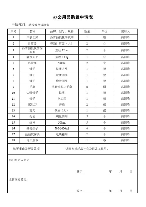 办公用品购置申请表_(新)