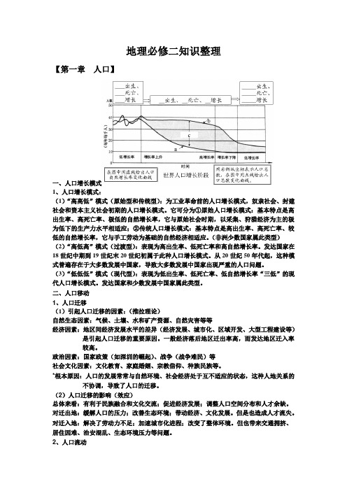 高中地理必修二(人教版)