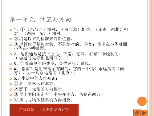 人教版三年级下册数学总复习知识点重点难点归纳以及题目训练