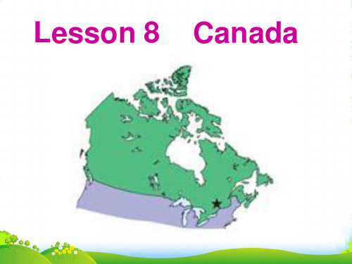 新冀教版五年级英语上册《Lesson 8 Canada》优质课课件