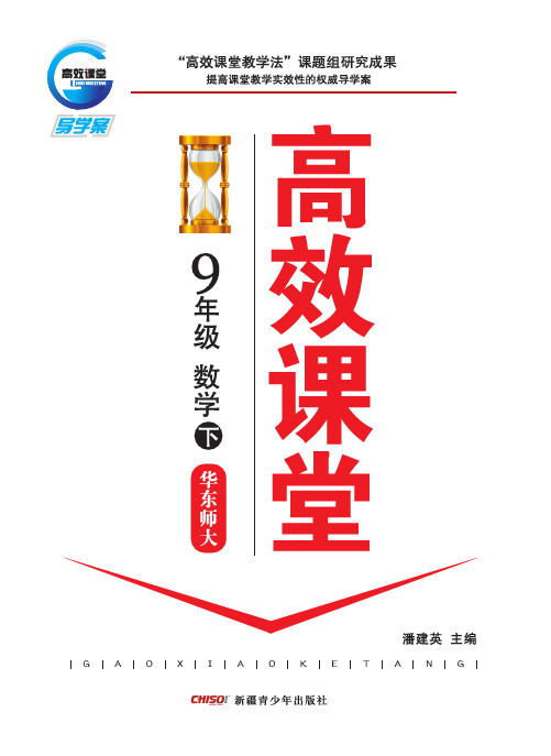 高效课堂:华东师大版.九年级数学下