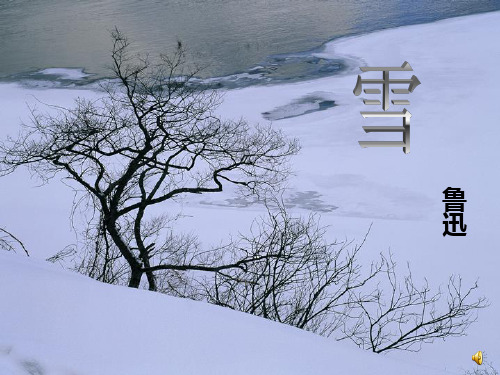 6.《雪》PPT课件资料