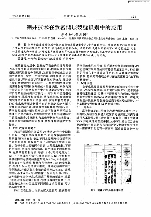 测井技术在致密储层裂缝识别中的应用