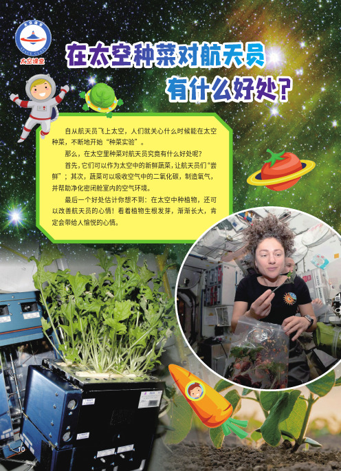 在太空种菜对航天员有什么好处？