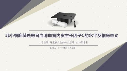 2018届电子信息专业报告答辩模板