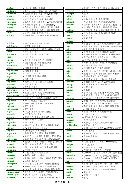 考研英语大纲词汇5500最新(完美打印版)123_4 - 副本